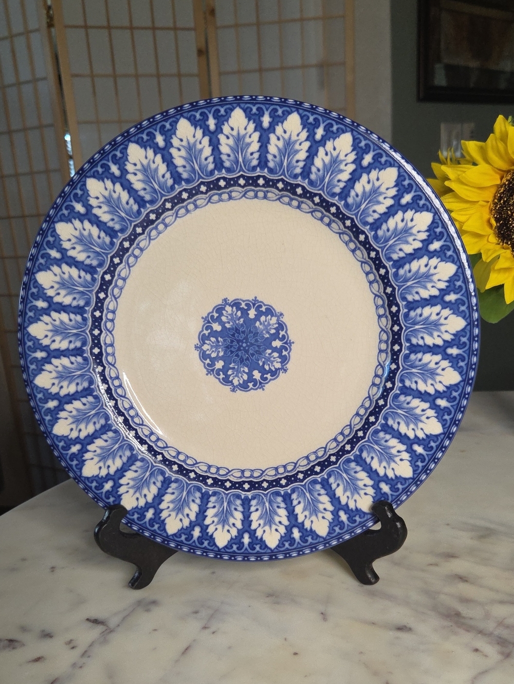 Vintage Williams-Sonoma Heirloom Royal Acanthus Leaf Dinner Plates Set of 2 RARE